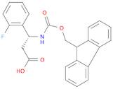 FMOC-(R)-3-AMINO-3-(2-FLUORO-PHENYL)-PROPIONIC ACID