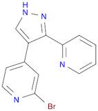 2-BROMO-4-(3-PYRIDIN-2-YL-1H-PYRAZOL-4-YL)-PYRIDINE