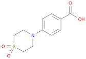 4-(1,1-DIOXO-1λ6,4-THIAZINAN-4-YL)BENZENECARBOXYLIC ACID