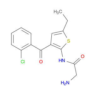 2-(Aminoacetylamino)-3-(o-chlorobenzoyl)-5-ethylthiophene