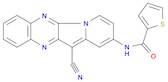 N-(12-Cyanindolizino[2,3-b]quinoxalin-2-yl)-2-thiophenecarboxamide