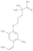 Gemfibrozil Related Compound A ,(E,Z)-2,2-dimethyl-5-[2,5-dimethyl-4-(propene-1-yl)phenoxy]valeric…