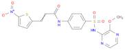 N-(4-(N-(3-methoxypyrazin-2-yl)sulfamoyl)phenyl)-3-(5-nitrothiophen-2-yl)acrylamide