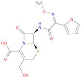 [6R-[6α,7β(Z)]]-7-[2-furyl(methoxyimino)acetamido]-3-(hydroxymethyl)-8-oxo-5-thia-1-azabicyclo[4.2…