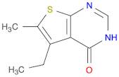 thieno[2,3-d]pyrimidin-4(3H)-one, 5-ethyl-6-methyl-