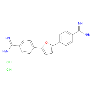 4-[5-(4-carbamimidoylphenyl)-2-furyl]benzenecarboximidamide