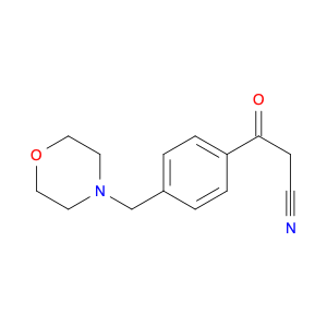 4-(4-MorpholinylMethyl)-β-oxo-benzenepropanenitrile