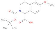 2-BOC-6-METHOXY-3,4-DIHYDRO-1H-ISOQUINOLINE-1-CARBOXYLIC ACID