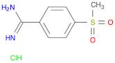 4-METHANESULFONYL-BENZAMIDINE HCL