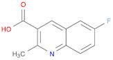 6-FLUORO-2-METHYLQUINOLINE-3-CARBOXYLIC ACID