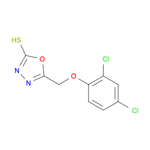 5-[(2,4-DICHLOROPHENOXY)METHYL]-1,3,4-OXADIAZOLE-2-THIOL