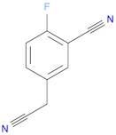 Benzeneacetonitrile, 3-cyano-4-fluoro- (9CI)