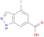 4-FLUORO-6-(1H)INDAZOLE CARBOXYLIC ACID