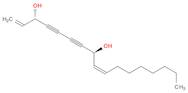 1,9-Heptadecadiene-4,6-diyne-3,8-diol, (3S,8S,9Z)-