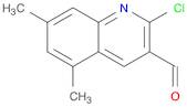 2-CHLORO-5,7-DIMETHYL-3-QUINOLINECARBALDEHYDE