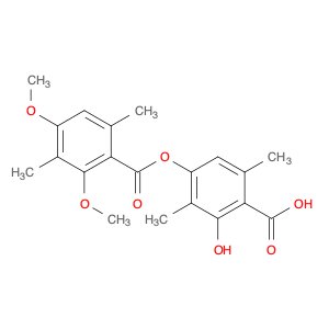 4-((2,4-Dimethoxy-3,6-dimethylbenzoyl)oxy)-2-hydroxy-3,6-dimethylbenzoic acid