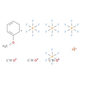 Tricarbonyl(2-methoxycyclohexadienylium) iron hexafluorophosphate