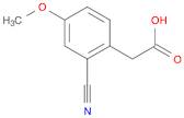 2-(2-cyano-4-Methoxyphenyl)acetic acid