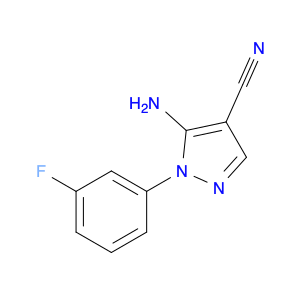 5-amino-1-(3-fluorophenyl)-1H-pyrazole-4-carbonitrile