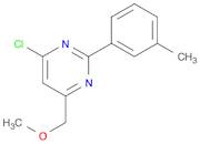 4-CHLORO-6-(METHOXYMETHYL)-2-(3-METHYLPHENYL)PYRIMIDINE