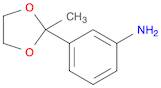 3-(2-METHYL-1,3-DIOXOLAN-2-YL)ANILINE