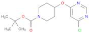 4-(6-Chloro-pyriMidin-4-yloxy)-piperidine-1-carboxylic acid tert-butyl ester, 98+% C14H20ClN3O3, MW