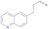 3-(Quinolin-6-yl)propanal