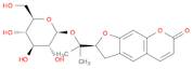 7H-Furo(3,2-g)(1)benzopyran-7-one, 2-(1-(β-D-glucopyranosyloxy)-1-m ethylethyl)-2,3-dihydro-, (S)-