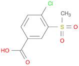 4-chloro-3-methylsulfonyl-benzoic acid