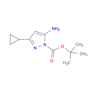 tert-Butyl 5-amino-3-cyclopropyl-1H-pyrazole-1-carboxylate