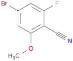 4-bromo-2-fluoro-6-methoxybenzonitrile