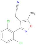 2-[3-(2,6-DICHLOROPHENYL)-5-METHYLISOXAZOL-4-YL]ACETONITRILE