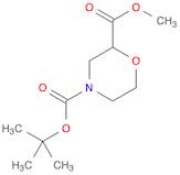 2,4-Morpholinedicarboxylic acid, 4-(1,1-diMethylethyl) 2-Methyl ester