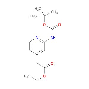 (2-Boc-amino-pyridin-4-yl)-acetic acid ethyl ester