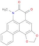 5H-Benzo[g]-1,3-benzodioxolo[6,5,4-de]quinoline-5,6(7H)-dione, 7-methy l-