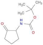 Carbamic acid, (2-oxocyclopentyl)-, 1,1-dimethylethyl ester (9CI)