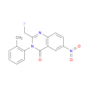 2-(fluoromethyl)-6-nitro-3-o-tolylquinazolin-4(3H)-one