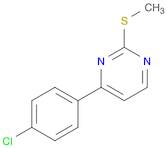 4-(4-Chlorophenyl)-2-methylthiopyrimidine