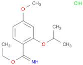 Ethyl 2-isopropoxy-4-methoxybenzimidate hydrochloride