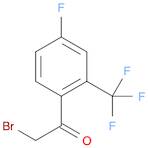 4-FLUORO-2-(TRIFLUOROMETHYL)PHENACYL BROMIDE