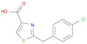 2-(4-Chlorobenzyl)thiazole-4-carboxylic acid