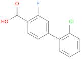 4-(2-Chlorophenyl)-2-fluorobenzoic acid