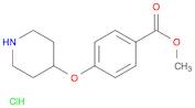 Methyl 4-(4-piperidinyloxy)benzoate hydrochloride