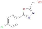 (5-(4-Chlorophenyl)-1,3,4-oxadiazol-2-yl)methanol