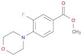 Methyl 3-Fluoro-4-Morpholinobenzoate