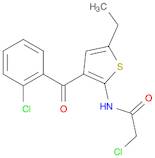 2-Chloro-N-(3-(2-chlorobenzoyl)-5-ethylthiophen-2-yl)acetamide