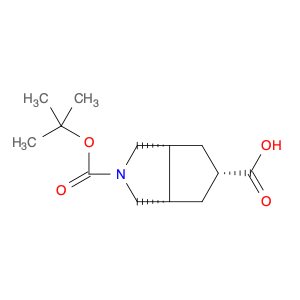 rel-(3aR,5r,6aS)-2-(tert-Butoxycarbonyl)octahydrocyclopenta[c]pyrrole-5-carboxylic acid