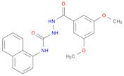 3,​5-​Dimethoxybenzoic Acid 2-​[(1-​naphthalenylamino)​carbonyl]​hydrazide