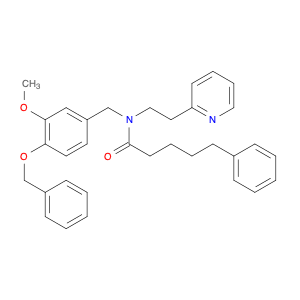 BenzenepentanaMide, N-[[3-Methoxy-4-(phenylMethoxy)phenyl]Methyl]-N-[2-(2-pyridinyl)ethyl]-