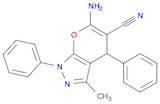 6-AMINO-3-METHYL-1,4-DIPHENYL-1,4-DIHYDRO-PYRANO[2,3-C]PYRAZOLE-5-CARBONITRILE